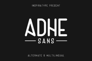 Adhe Family: A Timeless Sans Serif for Creative Product Design