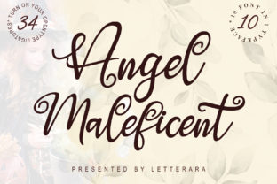 Angel Maleficent: A Standout Script Handwritten Font