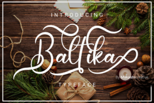 Baltika: A Script Font for Elegant Editorial Design
