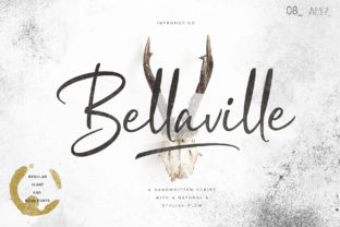 Bellavile: A Handwritten Font for Editorial Expression