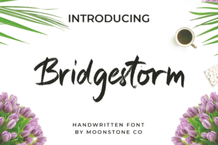 Bridgestorm: A Romantic Handwritten Font for Editorial Design