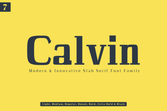 Calvin Slab: A Modern Slab Serif Font for Web Design and Branding