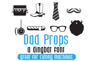 Dad Props: A Vintage-Inspired Dingbats Font for Web Design