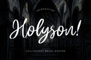 Discover Holyson: A Unique Script Handwritten Font