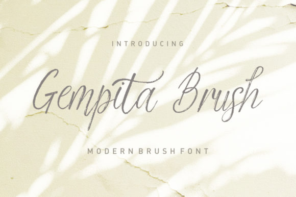 Gempita Brush: A Smart Script Font for Modern Web Design