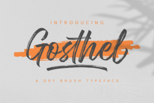Gosthel: A Script Font That Breathes Life into Handmade Creations