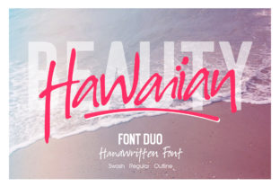 Hawaiian Duo: A Script Handwritten Font for Creative Crafters