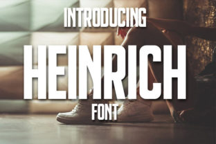 Heinrich: A Bold Sans Serif Font for Crafters and Product Creators
