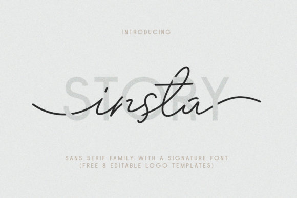Insta Story Duo: A Versatile Sans Serif Font for Modern Branding
