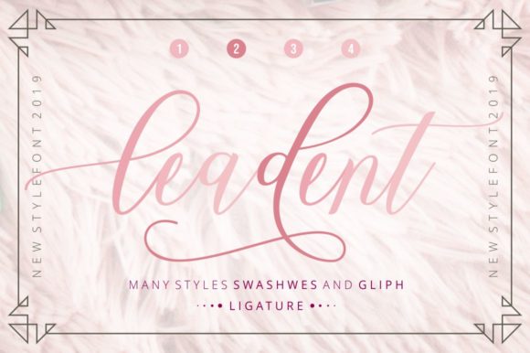 Leadent Script for Creative Campaigns and Branding