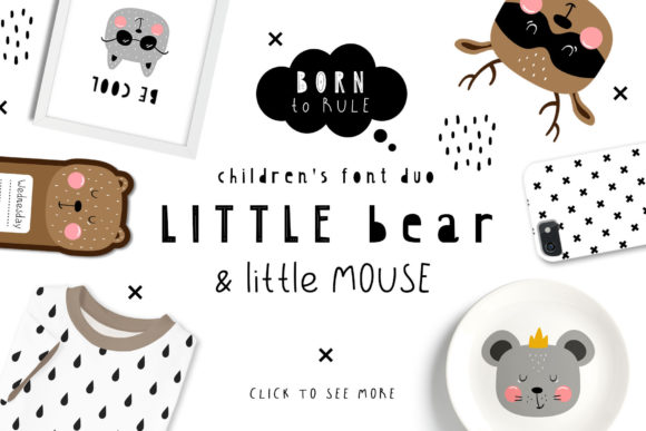 Little Bear Little Mouse Duo: A Font That Elevates Your Brand