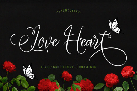 Love Heart: A Timeless Script Font for Editorial Design