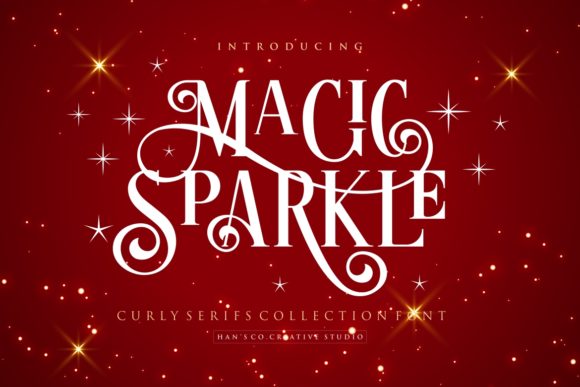 Magic Sparkle: A Serif Font That Elevates Branding with Playful Elegance