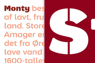Monty Stencil: A Versatile Sans Serif for Campaign Creativity