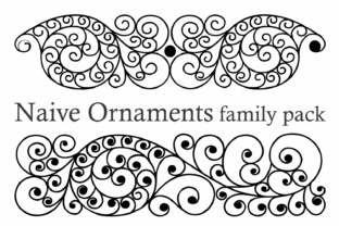 Naive Ornaments Family: A Vibrant Font for Editorial Design and Creative Publishing