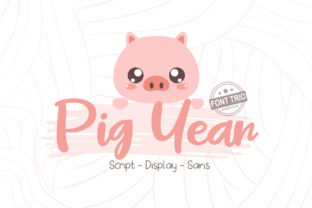 Pig Year: A Script Handwritten Font for Creative Campaigns
