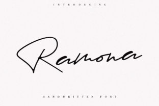 Ramona: A Script Handwritten Font for Creative Campaigns