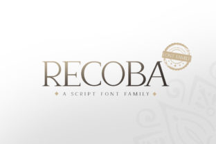 Recoba: A Serif Font That Elevates Your Brand with Art Deco Elegance