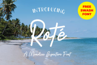 Rote: A Script Handwritten Font That Breathes Life Into Your Creative Projects
