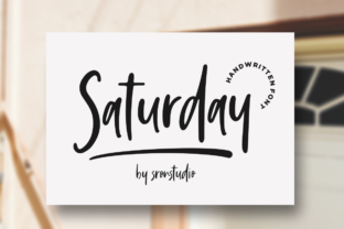 Saturday Vibes: The Script Handwritten Font for Modern Branding and Social Media Design