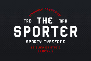 Sporter: A Bold Sans Serif Font for Creative Crafters