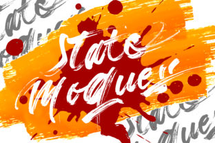 State Moques: A Vibrant Script Font for Creative Crafters