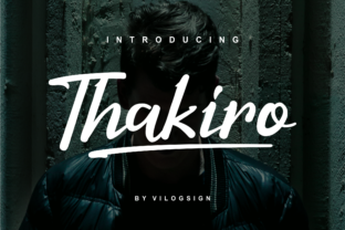 Thakiro: A Script Font That Breathes Life Into Your Handmade Creations