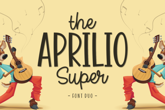 The Aprilio Super: A Playful Script Font for Creative Branding