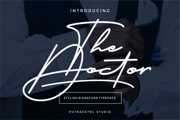 The Doctor: A Script Handwritten Font for Creative Crafters
