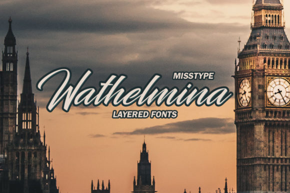 Wathelmina: A Modern Script Font for Web Design and Branding