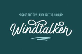 Windtalker: A Script Font for Creative Web Design